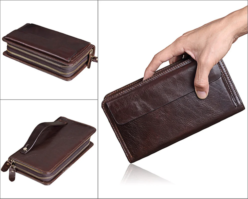 Men's Wallet Vintage Pu Leather Frosted Long Wallets Coin Pocket Billetera  Hombre Man Purse Male Id Card Holder Money Bag - Temu Latvia