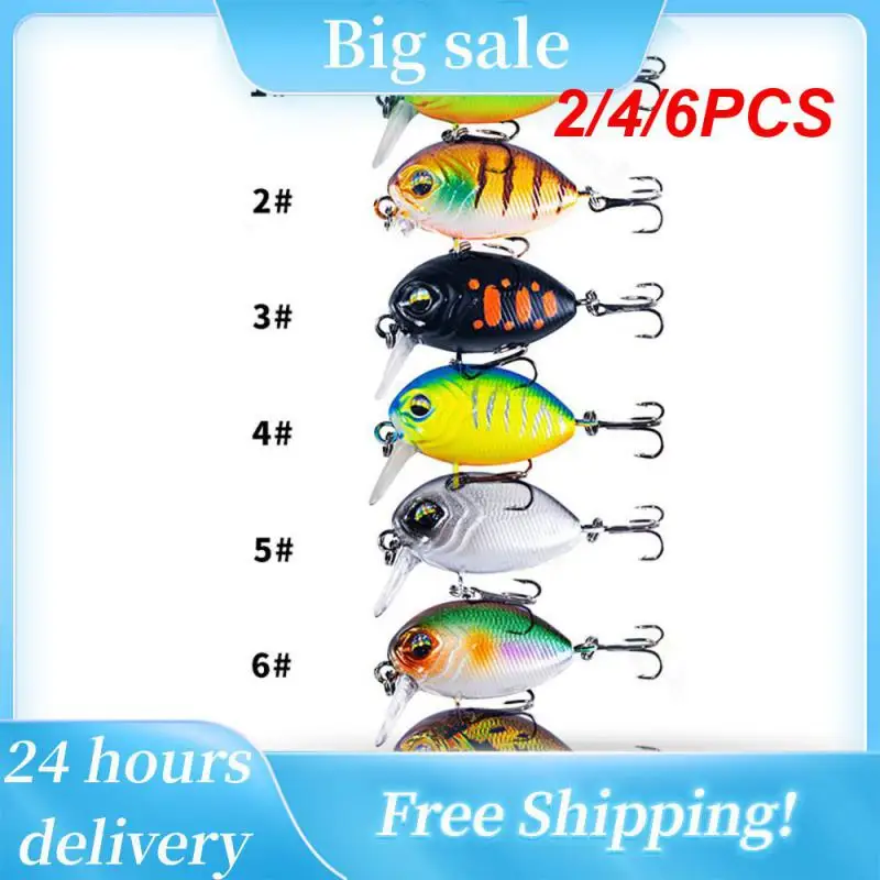 

2/4/6 шт., японские рыболовные приманки, 52 мм, 4,5 г