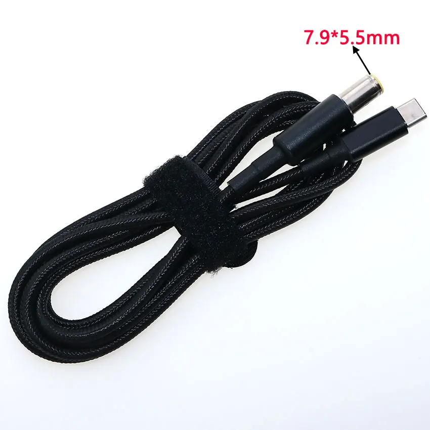 Versatile USB-C to Multi-Size DC Male Plug Converter Charging Cable