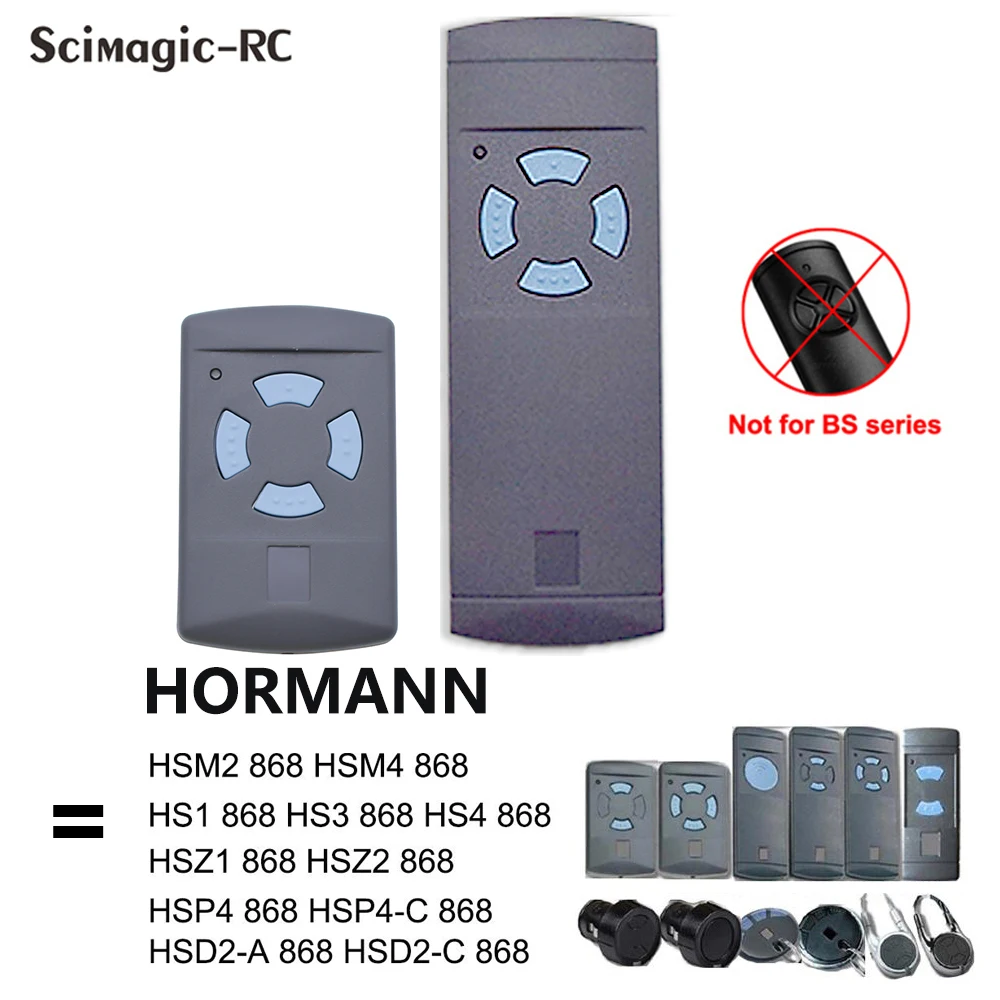 Hormann HSM4 868mhz Replacement HORMANN garage door remote control 868.35MHz Gate Control Command Factory wholesale rx multi remote control receiver 300 900mhz ac dc 9 30v for hormann 868mhz garage gate door control transmitter