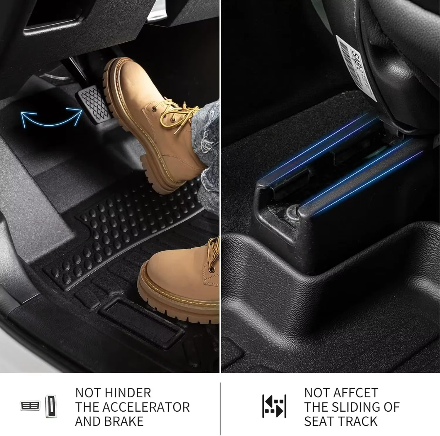 TPE Floor Mats For Infiniti QX60 7 Passenger Heavy Duty Car Floor Liners Infiniti QX60 Accessories