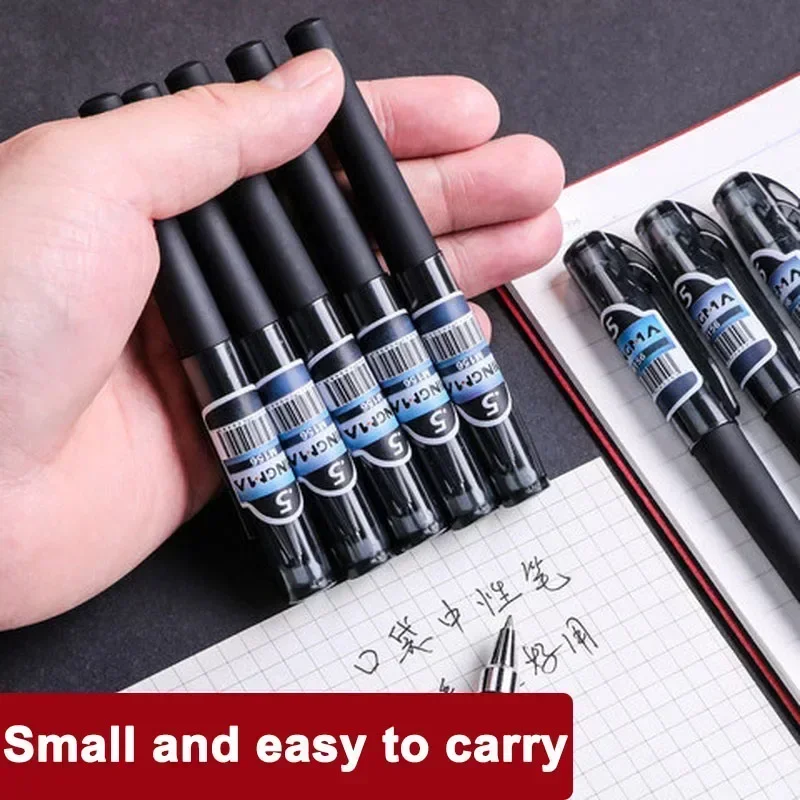 Gel Pens 1PC Pocket Pen Short Mini Portable Quick-drying Signature for Small Students