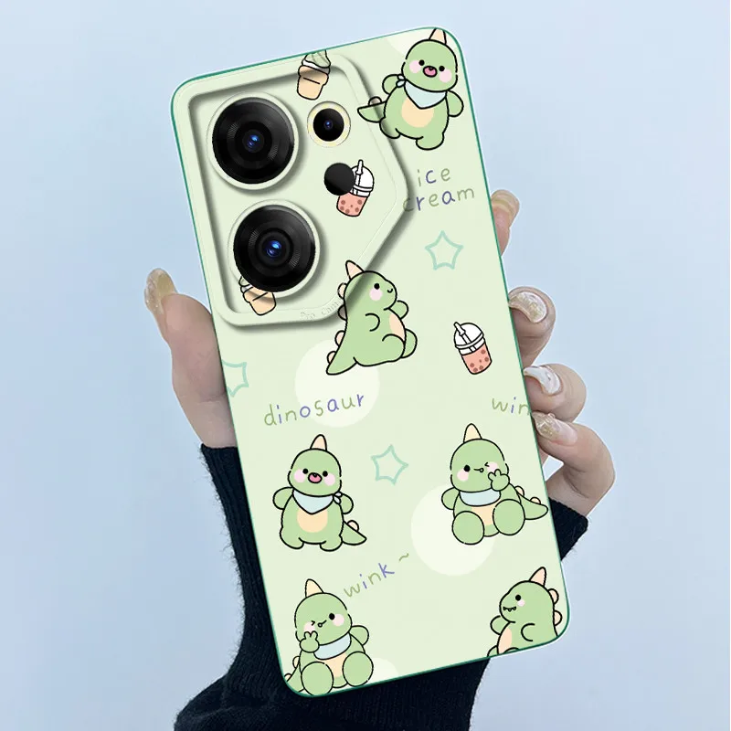Cute Panda & Cats Silicone Soft Back Cover - Slim Anti-Scratch Protective Case