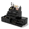 Makeup Cosmetic Organizer Storage Drawers Display Boxes Case with 12 Drawers (Black) 1