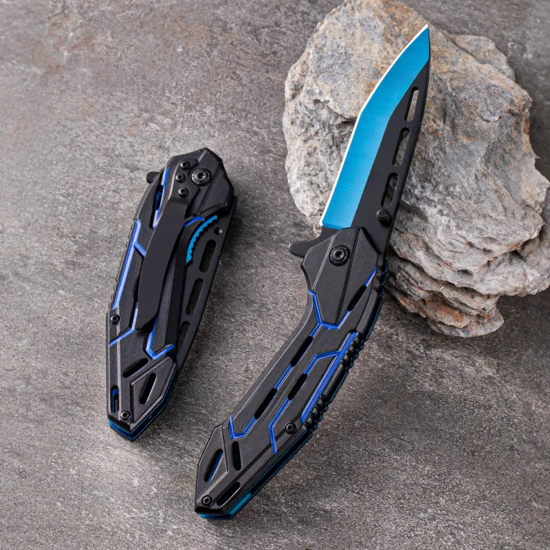 Faca Warner ProGrip 20cm - Lâmina Em Aço Azul | Cabo Macio E Confortável