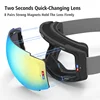 COPOZZ Professional Magnetic Ski Goggles Adult Anti-fog Ski Glasses UV400 Protection Snow Snowboard Goggle Eyewear 5
