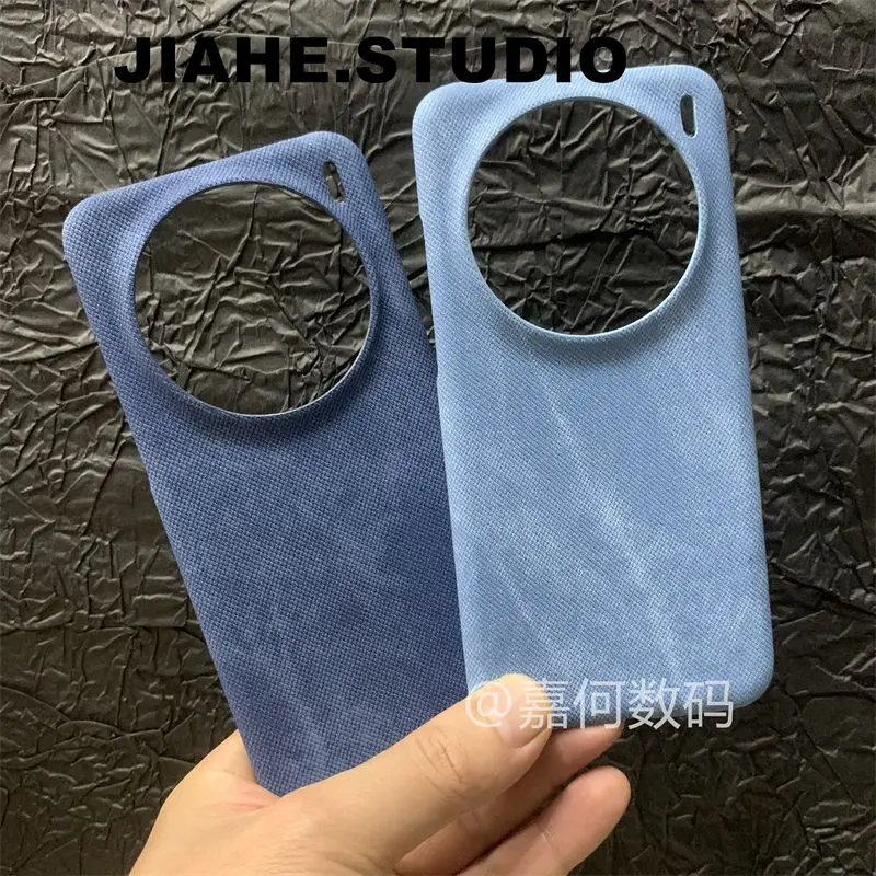 Shockproof Cowboy Cloth Texture Phone Case - Hard Protective Cover with Anti-Fall Design