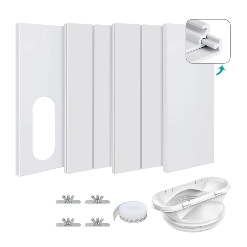 

Регулируемое окошко скользящая пластина вентиляционное отверстие для кондиционера выхлопной шланг Аксессуары