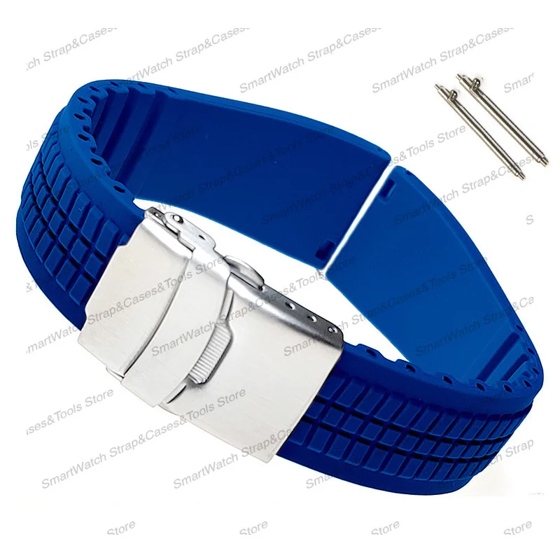 Universal Quick Release Soft Silicone Watch Strap - Adjustable Waterproof Band