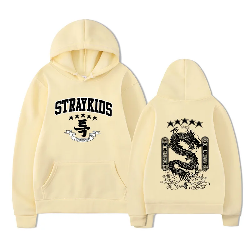 New Stray Boys 5-star New Album Guide Series Hoody Support Wear Fashion StrayKids Printed Sweater Long Sleeve S-3XL