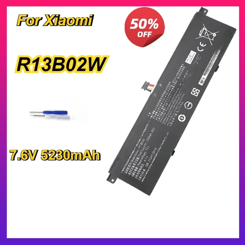 Ersatzakku für R13B02W R13B01W mit Xiaomi Mi Air 13,3 Zoll Serie