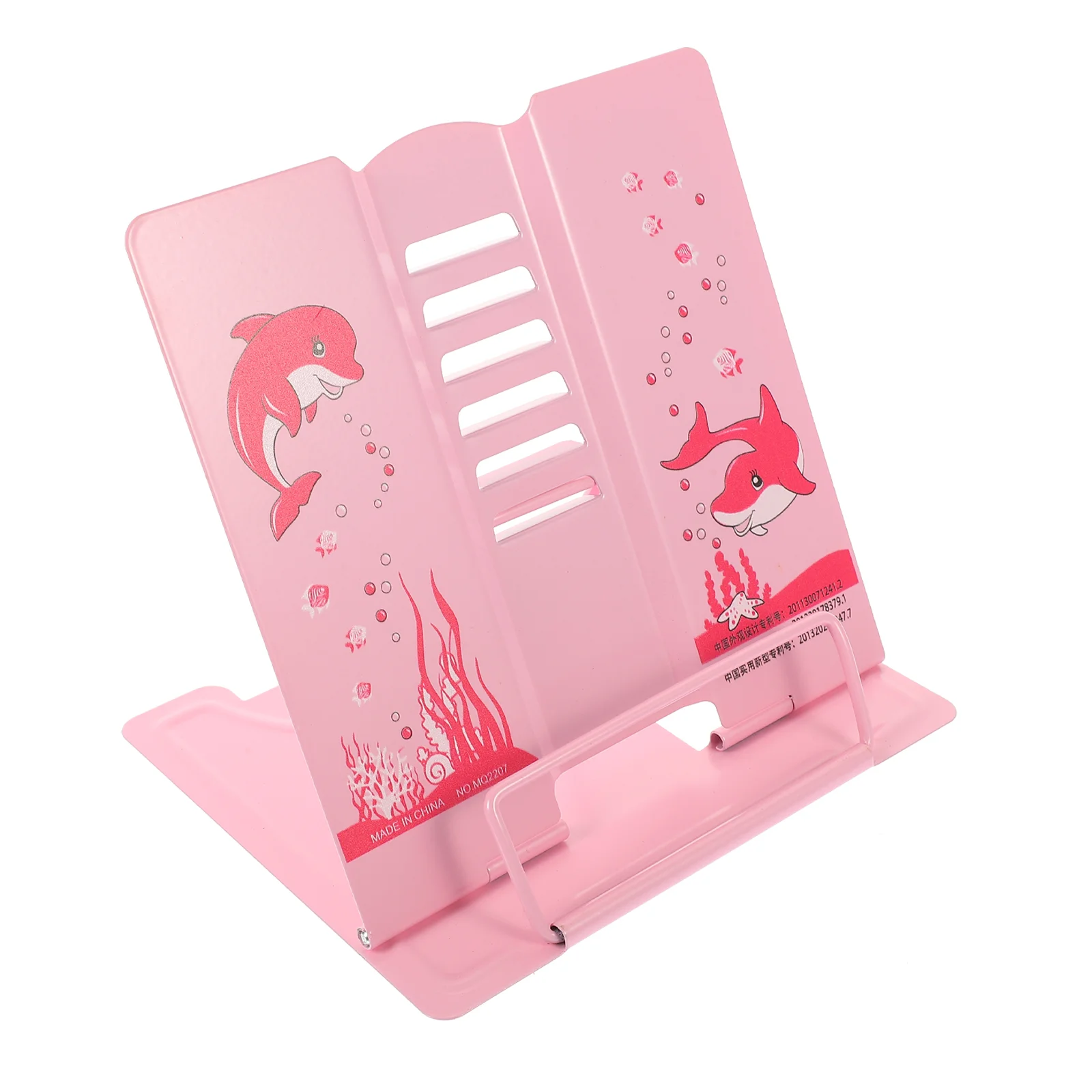 

Bookshelf for Kids Reading Rack Iron Stand Adjustable Myopia Prevention Drawing Board Child Office
