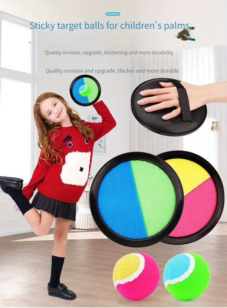 Kids Sucker Sticky Ball Toy Outdoor Sports Catch Game