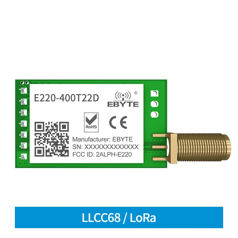 

Модуль LoRa LLCC68 433 МГц/470 МГц, 22 дБм 5 км, беспроводной модуль LoRa Rf, искусство, разнообразные методы передачи