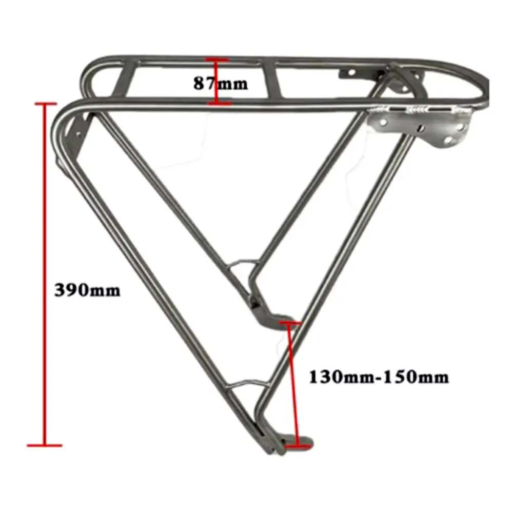 Bike Luggage Carrier Titanium Bicycle Cargo Rear Rack Shelf