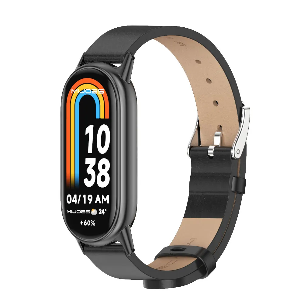 Luxurious Leather Strap for Mi Band - Elegant Wristband Bracelet