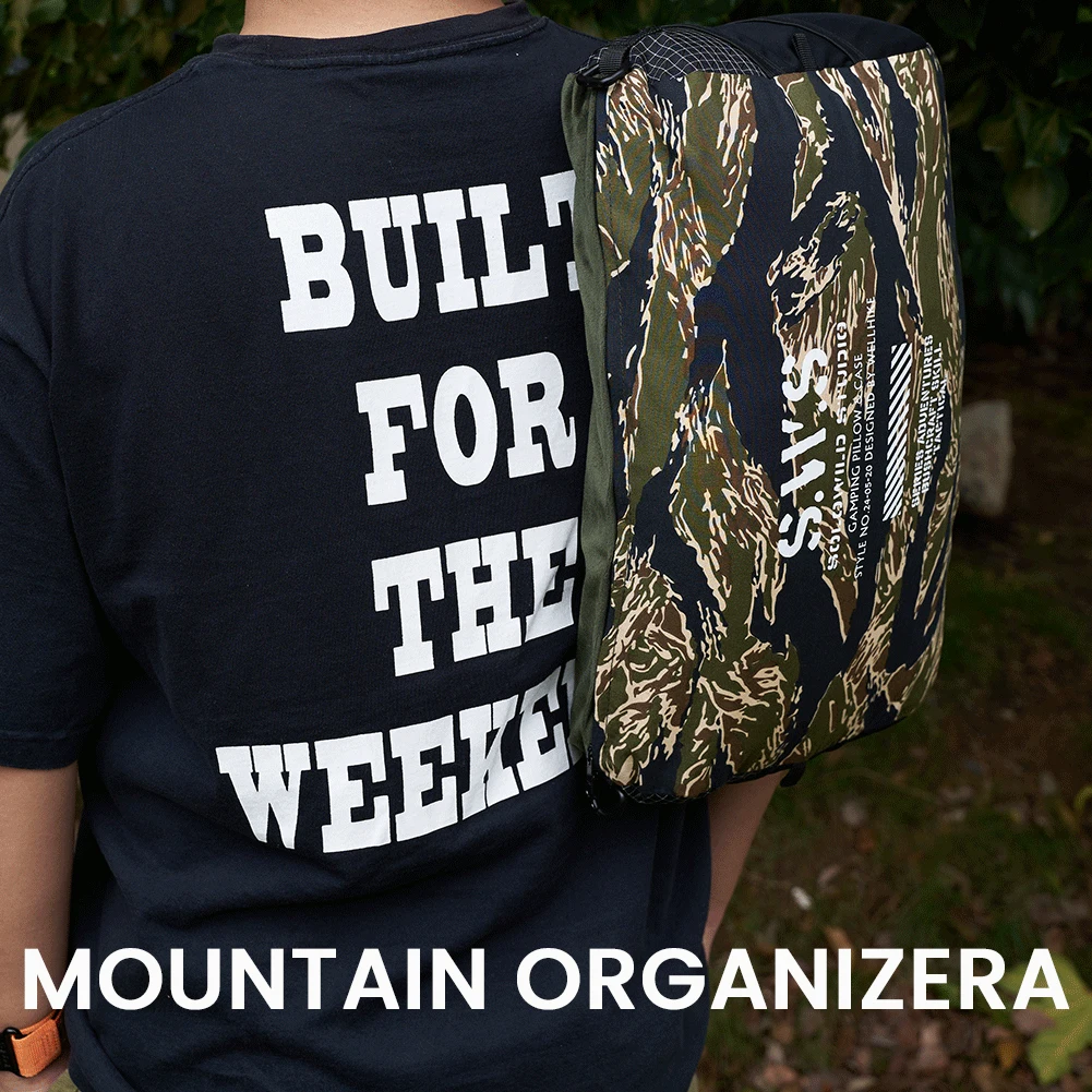 Memory Foam Travel Pillow with Removable Cover for Hiking