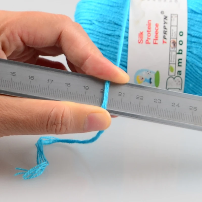 TPRPYN 1pc 50g Yarn Crochet Silk Hand Knitted Cotton Yarn for Knitting Doll Sweater hat Line DIY Amigurumi Threads 132M 5
