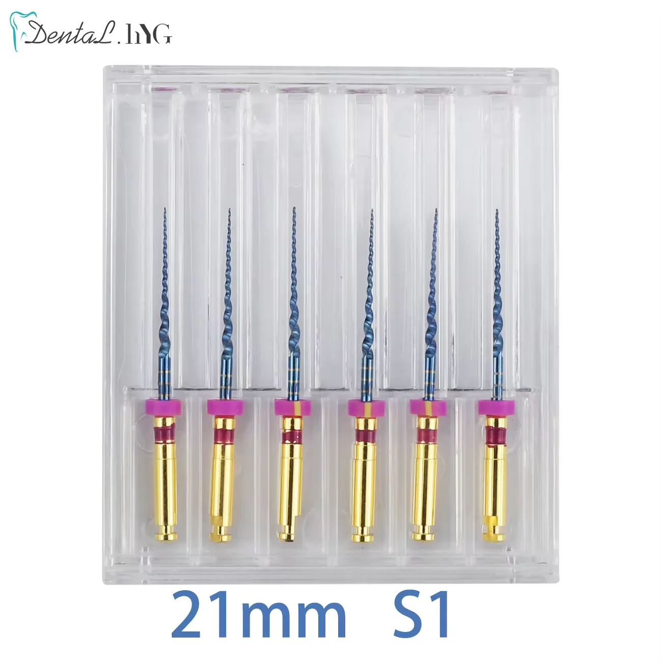 Premium Gold Endodontic Rotary Files - Nickel Titanium Dental Instrument