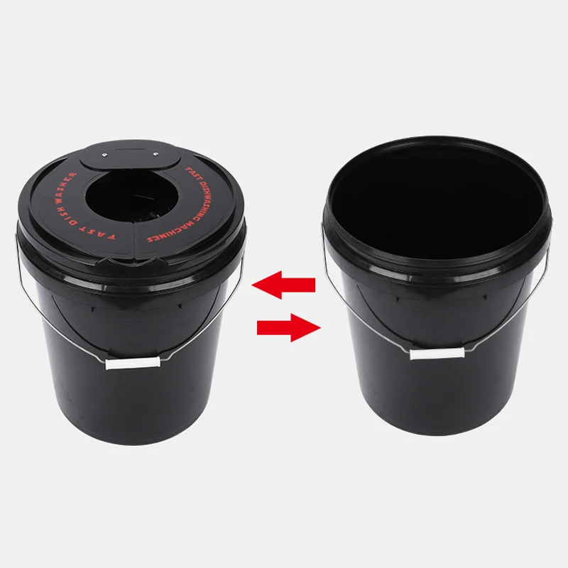 Auto Polisher Wash Bucket Polish Pad Washer No Electric Fast Disc Wash Machine Foam Buffing Pad Cleaner Wool Bucket car wash bucket car wash tools