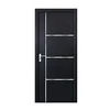 Delicate appearance villa painting cheaper wood black solid core home room hotel slab interior flush wooden internal doors 2