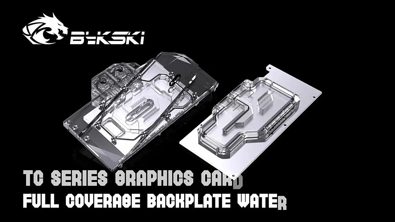 bykski asus 3090 3080 strix両面water block Bykski GPU Custom Water Cooling Block For ASUS ROG STRIX RTX 3090