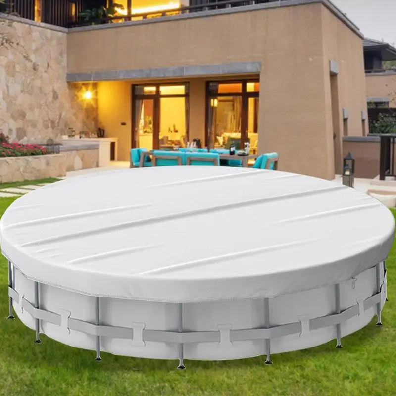 

Swimming Pool Cover Outdoor Heat Insulation Film Solar Pool Cover Above Ground Pool Blanket Dustproof Pool Protector for Hot Tub