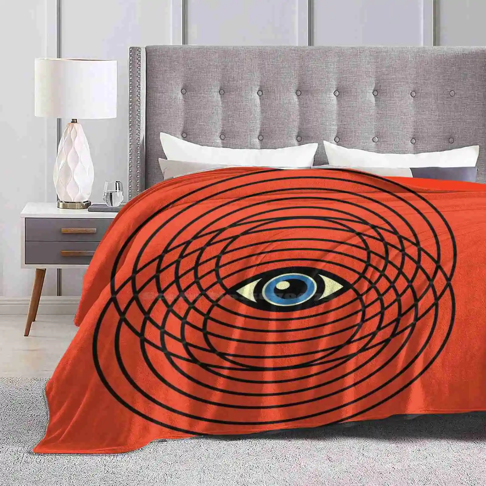 Coperta Con Copertura Morbida Di Tutte Le Dimensioni, Coperta Per La Casa, Biancheria Da Letto, Carabina Sonica Per Gli Occhi