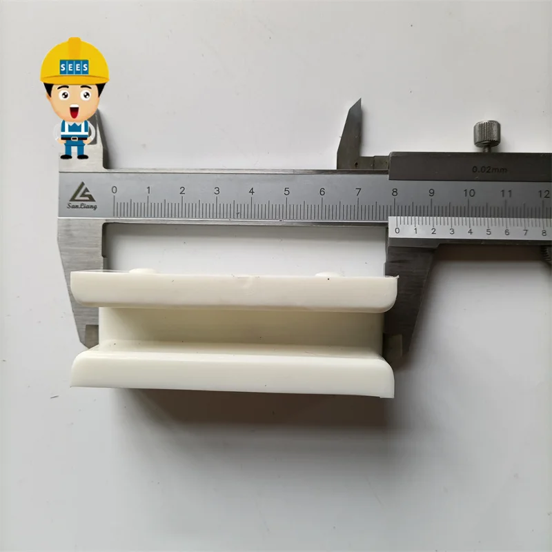 1LOT=10PCS SEES Elevator Guide Shoe Liner Use for Kone Length 80mm Groove Width 10/16mm