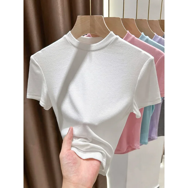Women's Golf Short Sleeves Breathable Sweat Wicking Outdoor Sports