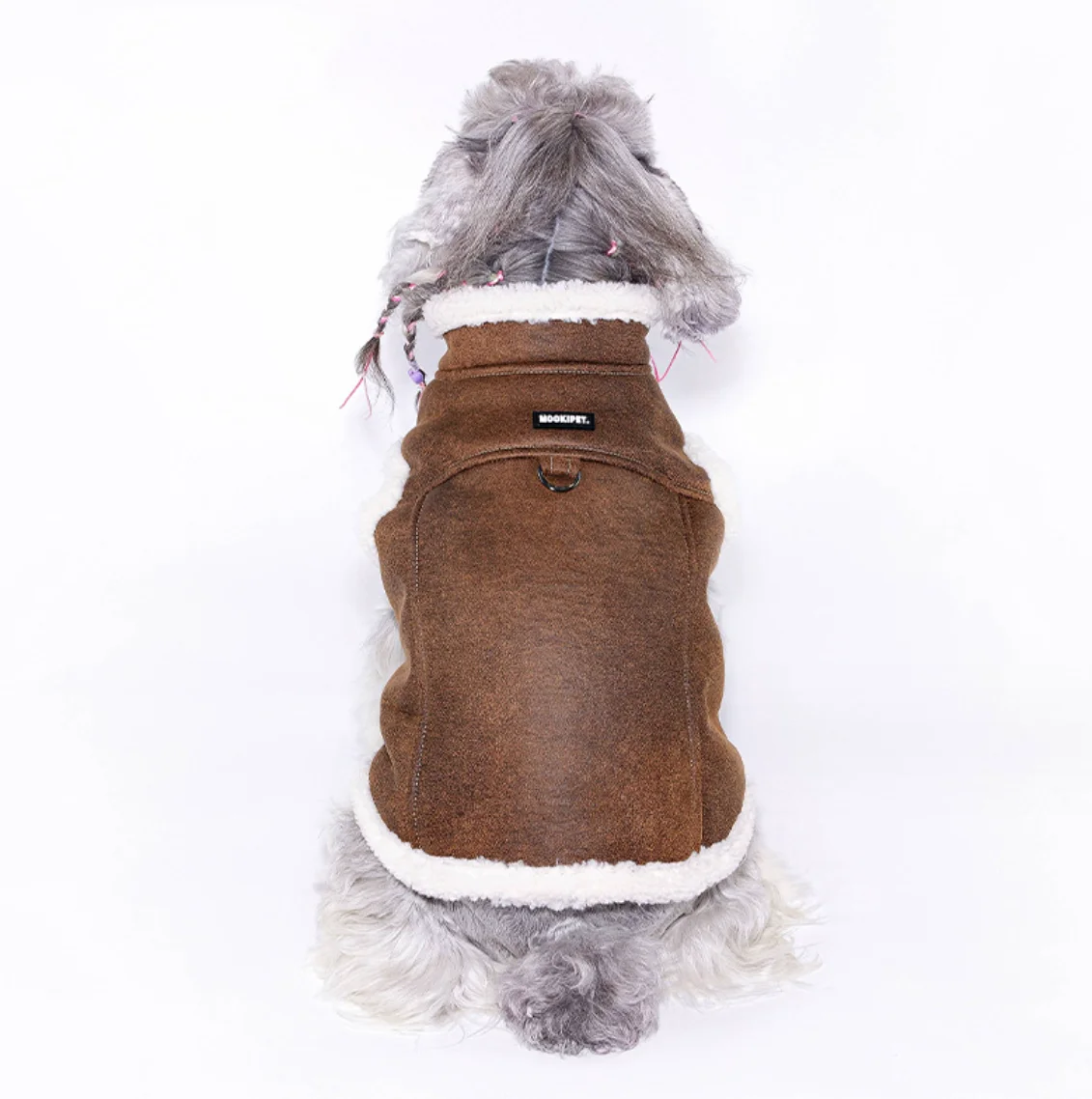 Warm Windproof Monochromatic Dog Coat Cotton Designer Clothes for Large Dogs Puppy Accessories Winter