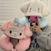 Cartoon My Melody U-shaped Hooded Neck Pillow Cinnamoroll Travel Blackout Nap Pillow Office Japanese style Pillow With Hat 1