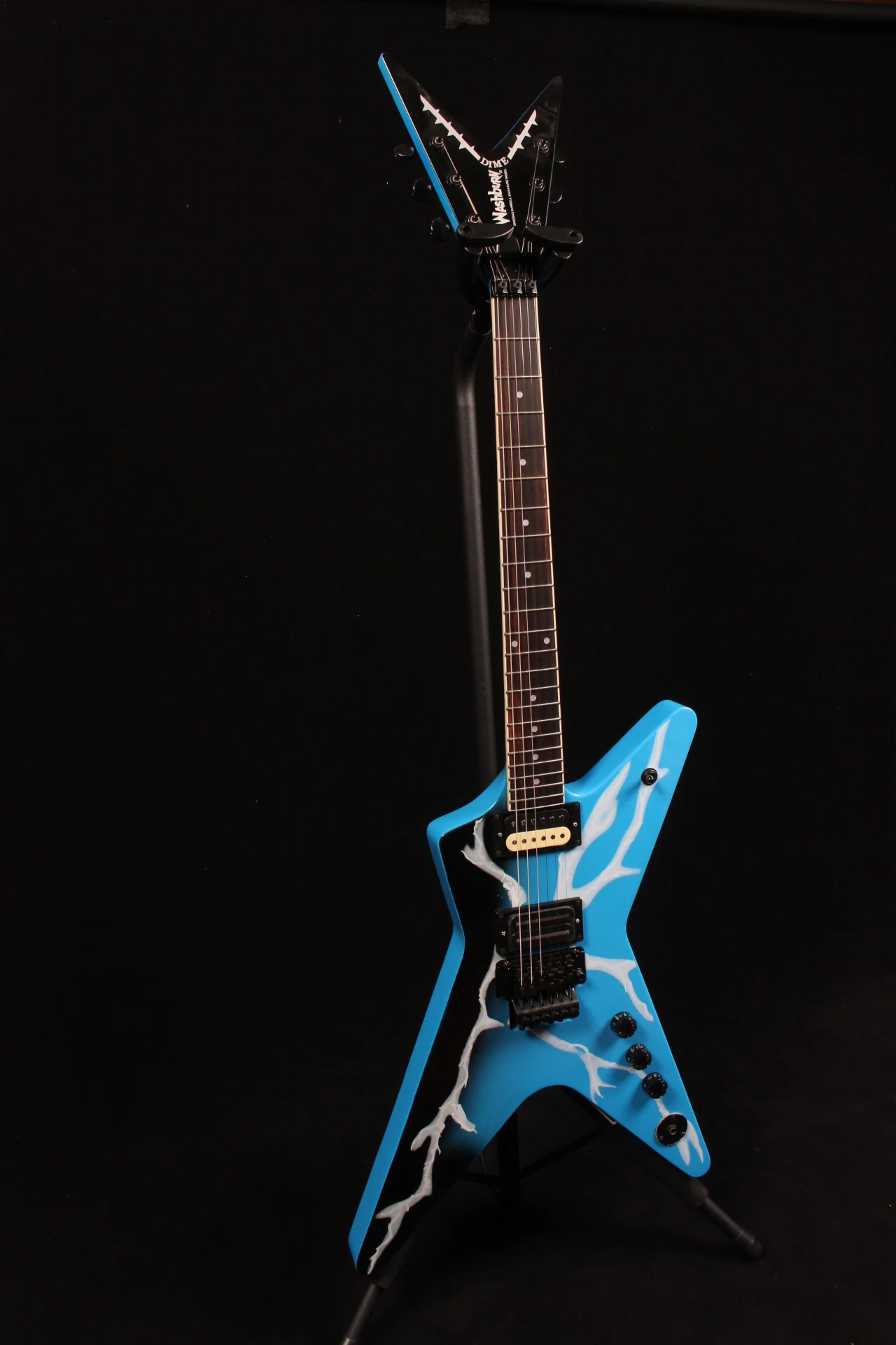 

Dimebag Electric Guitar Clear lightning bolts Hot Sale