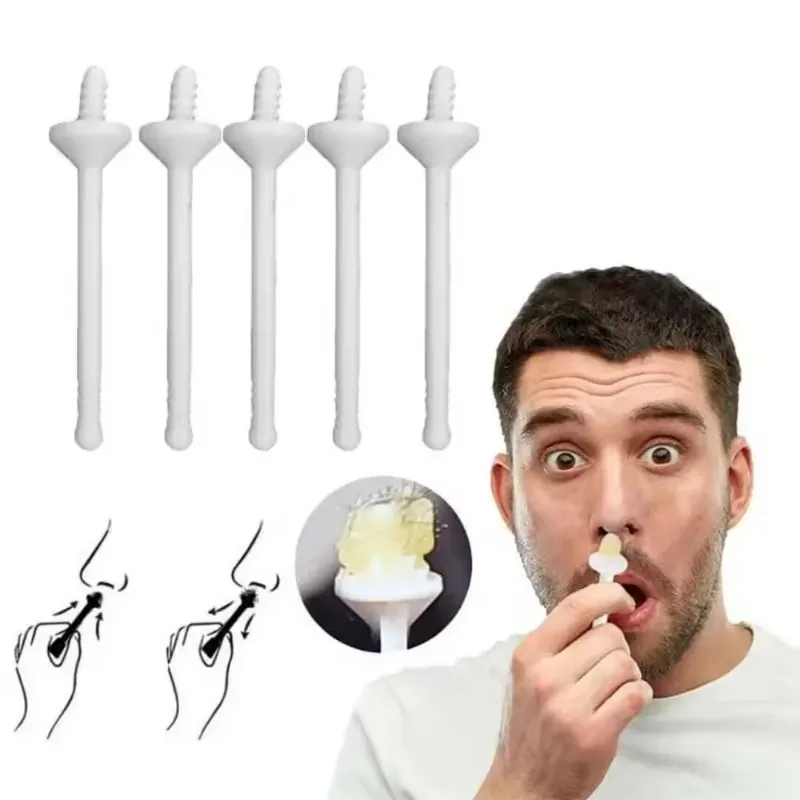 20pcs 비강 제모 스틱 얼룩 왁스 스틱 일회용 제모 막대 코 귀 트리머 헤어 면도기