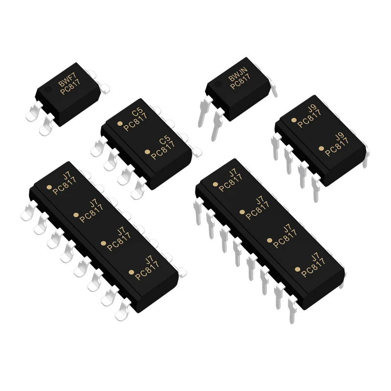 Tanio 10 Pcs PC817A/B/C/D Inline SMD optocoupler optocoupler chip