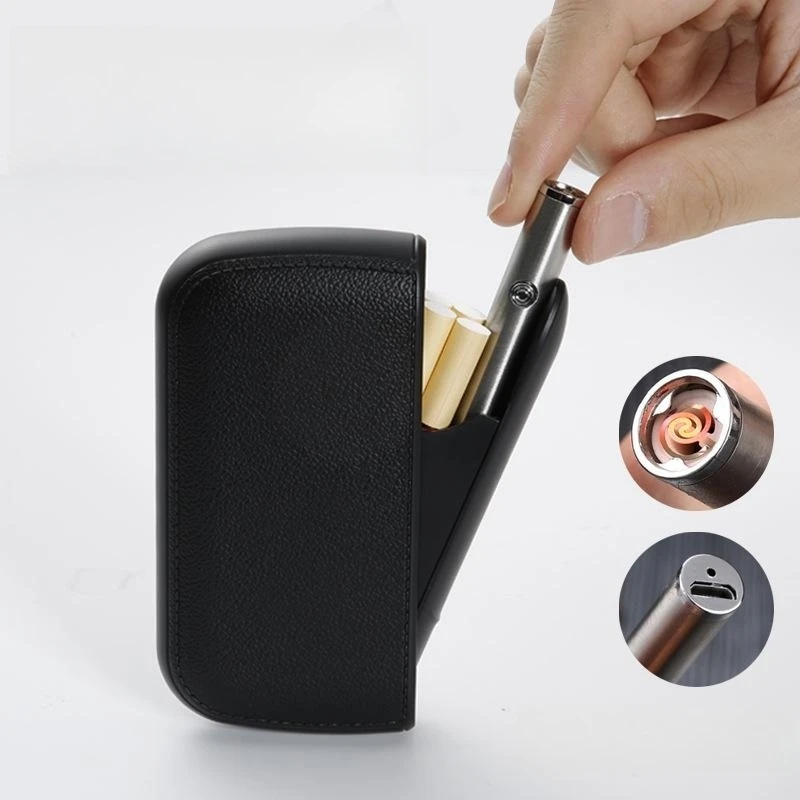 

Встроенная USB-зажигалка 20, вольфрамовая ветрозащитная зажигалка, Мужская портативная Зажигалка для сигарет