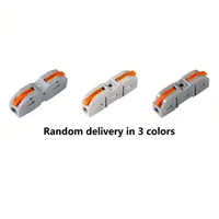20/30/50/100 Pieces Universal Lever-Type Cable Connectors 1-to-1 Direct Connection Assembly Type Electrical Connectors Wire Terminals Quick Connection - Image 5