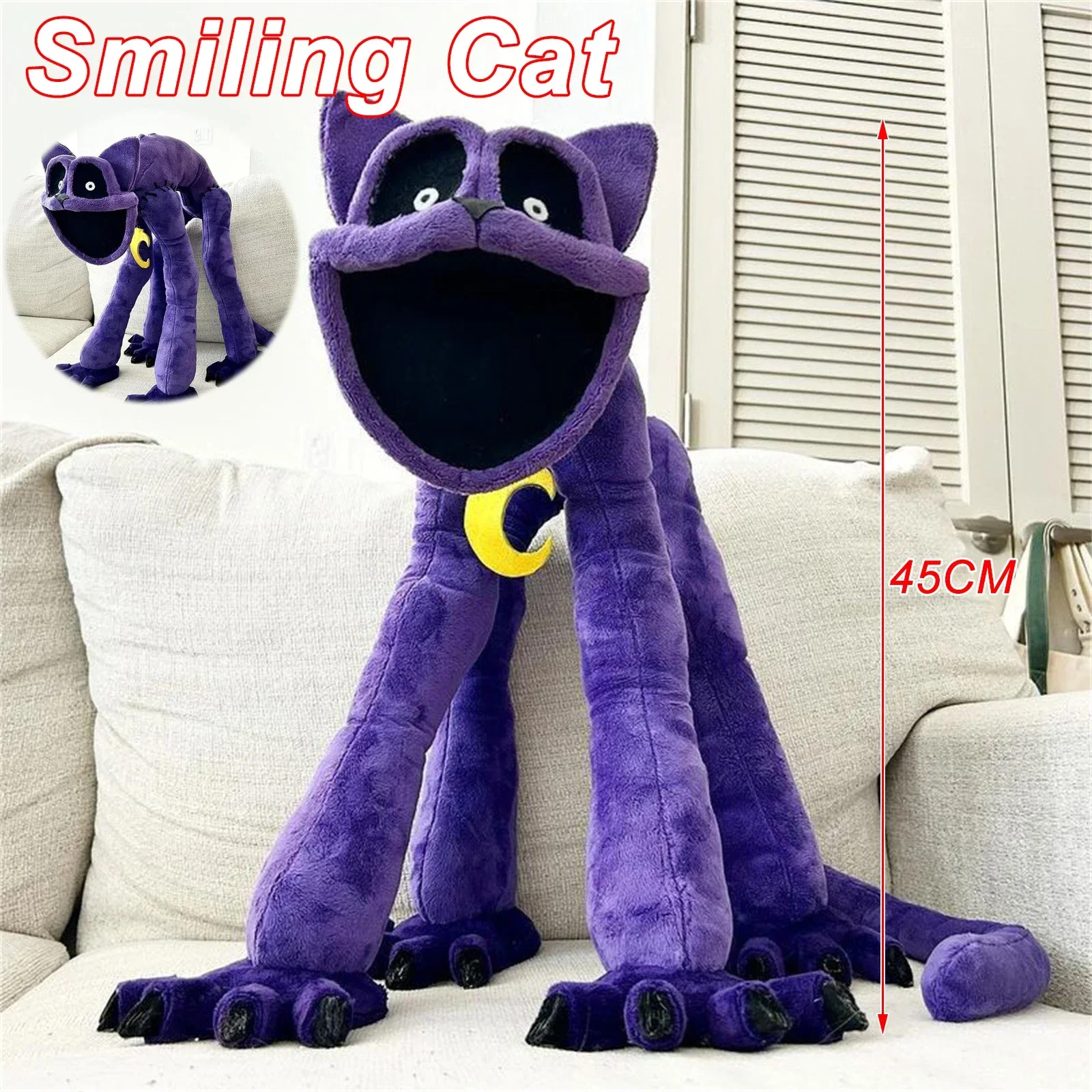 Plush Toy Plush Doll 45/30CM Smiling Critters Plush Toy Dolls Cute Cartoon Stuffed Soft Toy Birthday Christmas Gift For Children