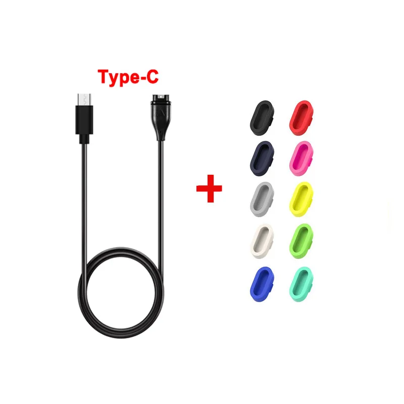 Versatile 2-in-1 Dust Plug and USB Type-C Charging Cable Charger Dock