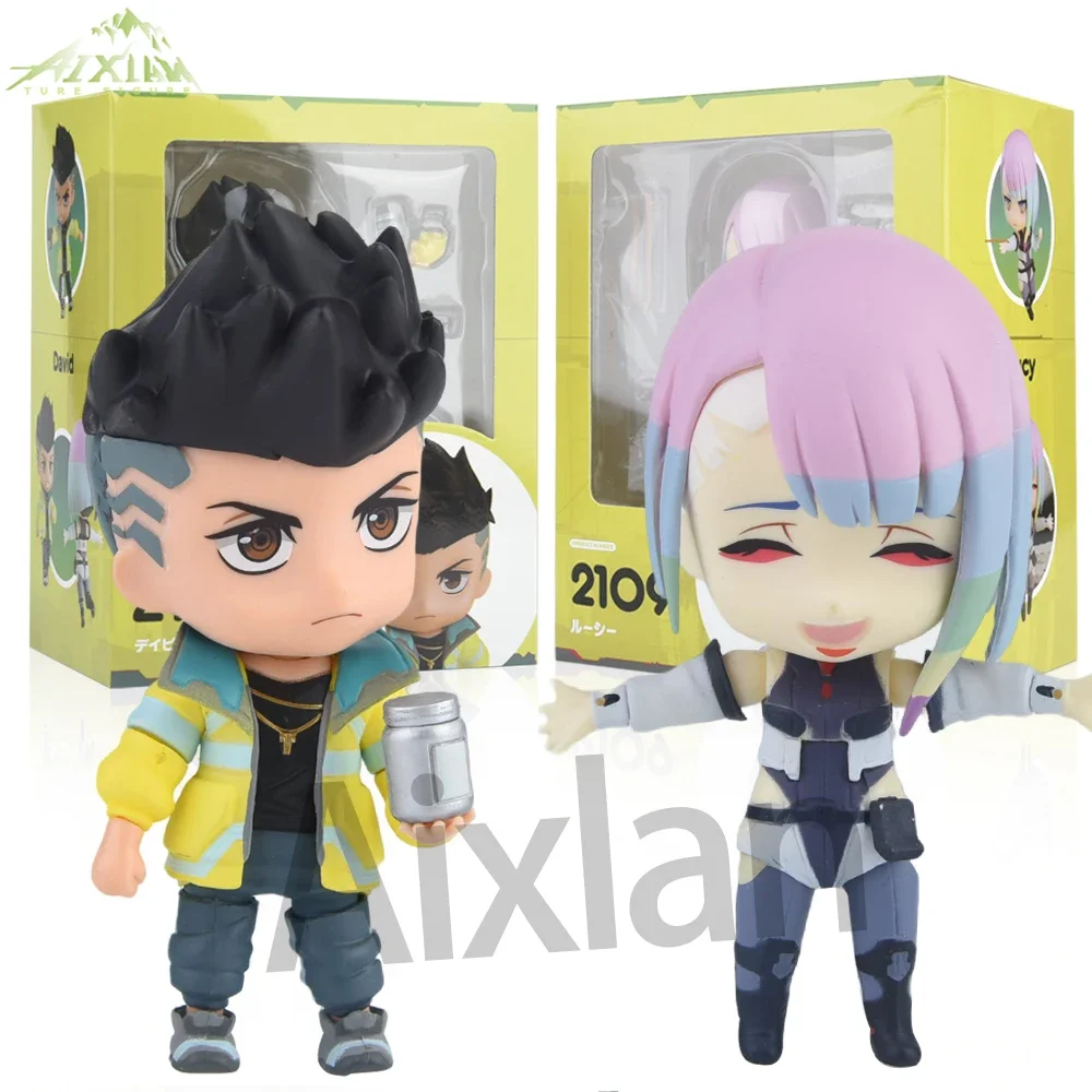 10 cm # 2125 David Martinez Ver.Q Cyberpunk:Edgerunners Anime-Figur # 2109 Lucy PVC-Actionfigur zum Sammeln, Modellspielzeug, Geschenk für Kinder