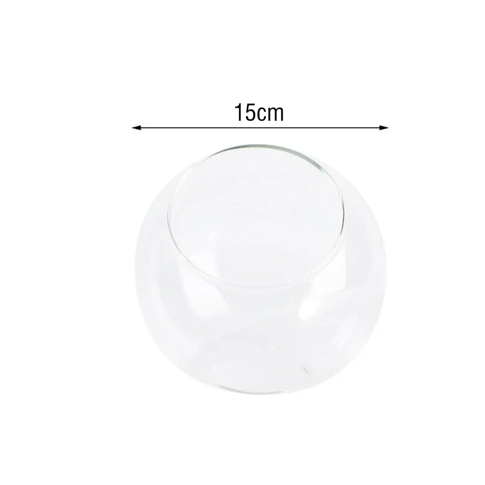 Round Cylinder Round Goldfish Tank Ecological Creativity Glass Fish Tank Large Turtle Tank Hydroponic Tank Vase 4