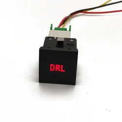 Enhanced Car LED Light with Radar Battery Switch Button (DRL)