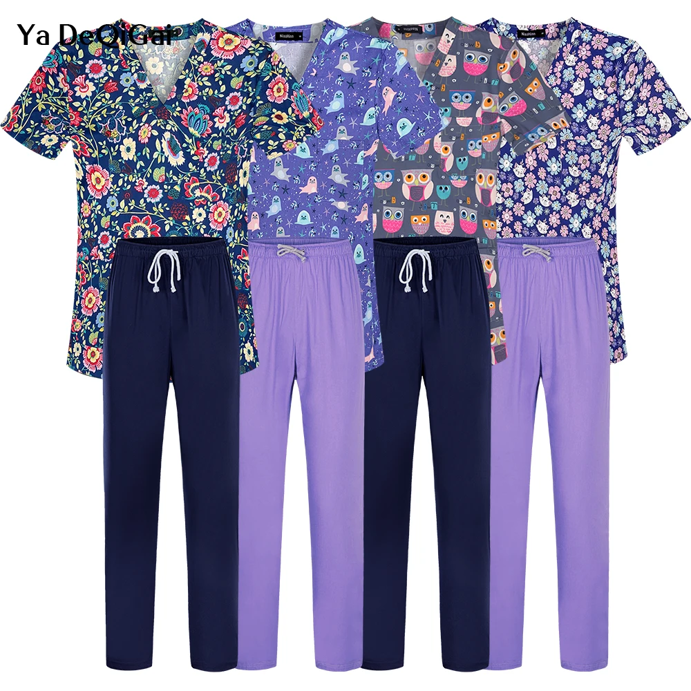 Pet Clinic Beauty Hospital Institution Uniform Surgery Uniform Scrub Sets Workwear Medical Suit Clothes Scrub tops & pants