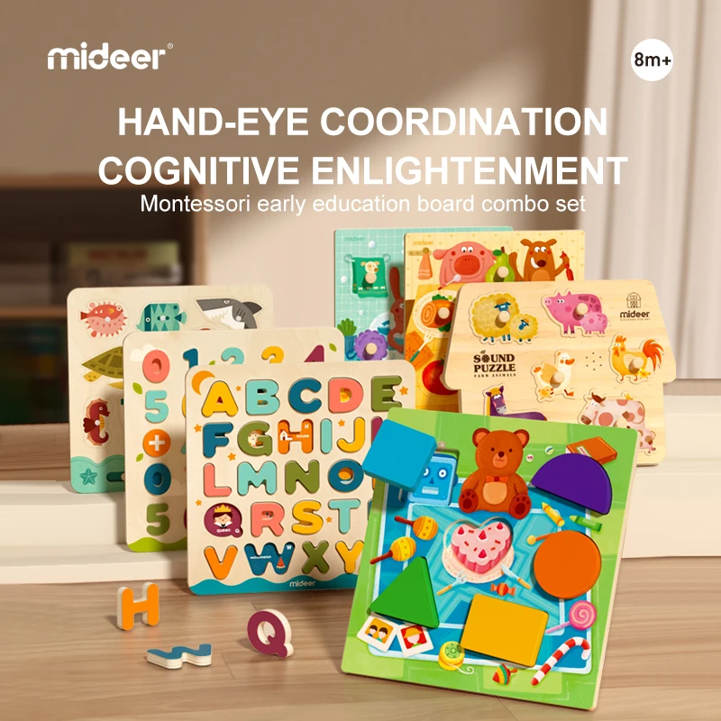 Игра-Головоломка Mideer, детская игрушка, головоломка Монтессори, детский подарок «сделай сам»