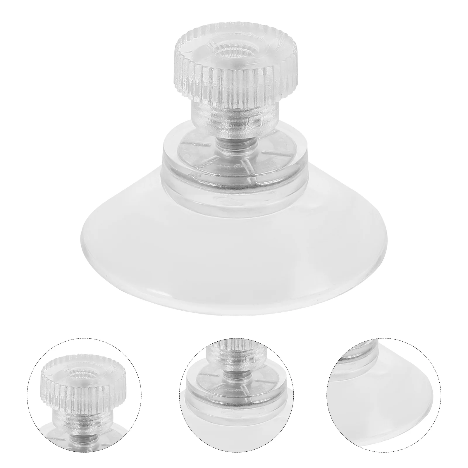 

10 Pcs Coat Hanger Storage Studs Non-marking Suction Cup Miss Hooks Cups Pvc Plastic