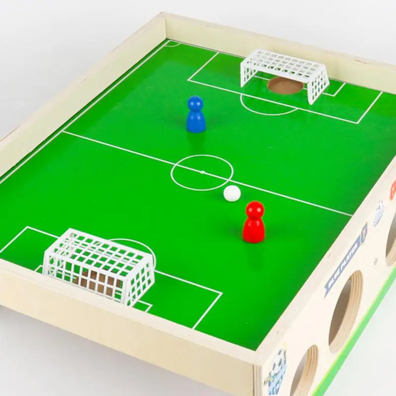 Soccer Table Game Magnetic Football Game Wooden Educational Soccer Toys Competition for Kids Boys Girls Preschool Learning