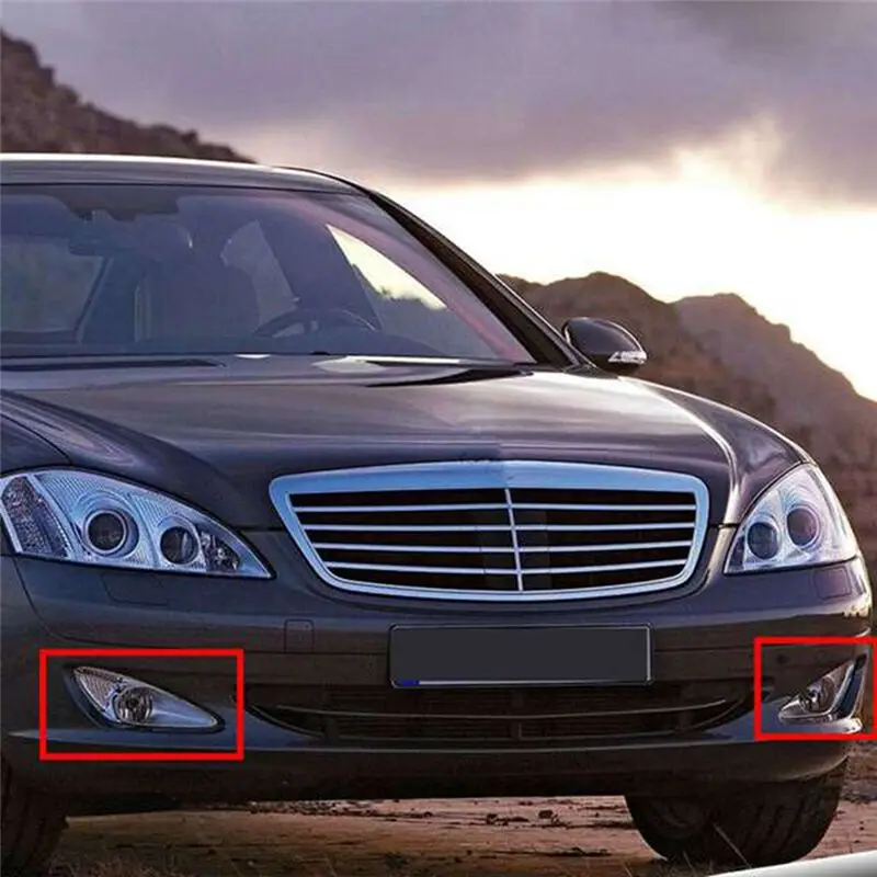ABNF 자동차 앞 범퍼 안개등 어셈블리 운전등 W221 S550 S600 2007-2009용