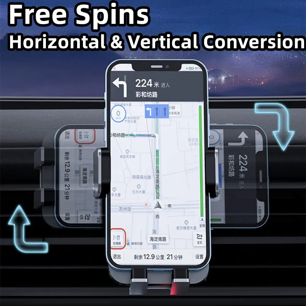 삼성 갤럭시 Z 플립 4 3 S22 S21 아이폰 자동 클램프 빠른 자동차 충전 전화 마운트 홀더에 대 한 15W 듀얼 코일 무선 차량용 충전기