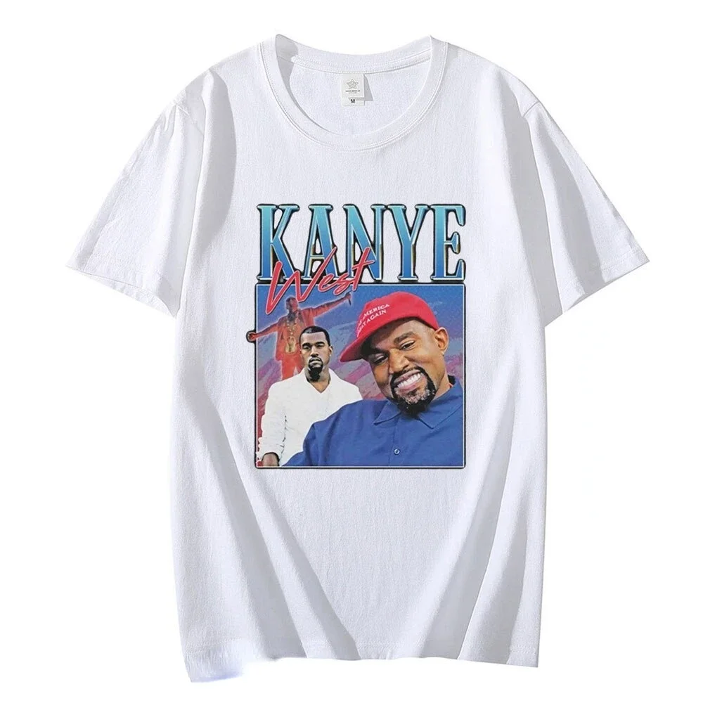 

90s Vintage Graphics Tee Shirt for Men New Hip Hop T-Shirt Kanye West Tshirt Streetwear Men Clothing Graphic T Shirts