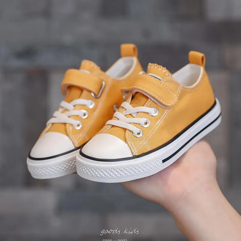 Spring Children Canvas Shoes Girl Sneaker Breathable Fashion Kids Shoes For Baby Boys Casual Toddler Student Birthday Gift